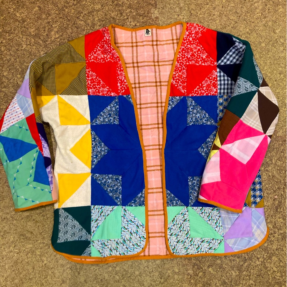 one-of-a-kind quilted jacket